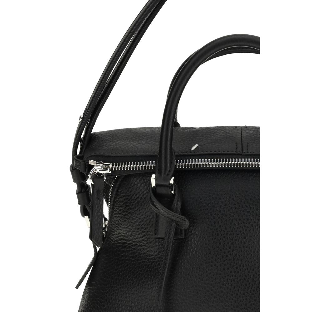 Margiela Black Calf Leather Bos Taurus Shoulder Bag