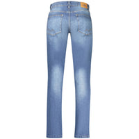 Norway 1963 Blue Cotton Slim Fit Jeans