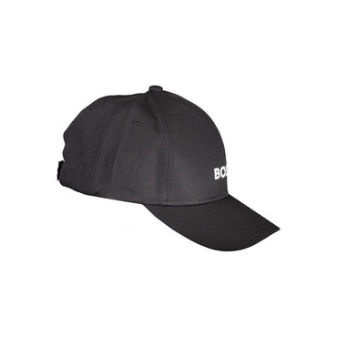 Hugo Boss Black Cotton Men's Visor Hat