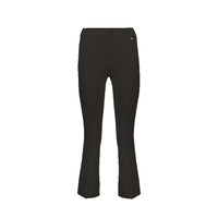 Herno Black Elastane Flared Pants