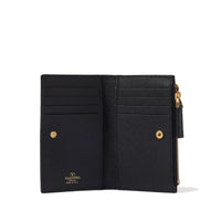 Valentino Garavani Black Calfskin Cardholder