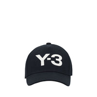 Y-3 Black Cotton Cap (Baseball Hat)