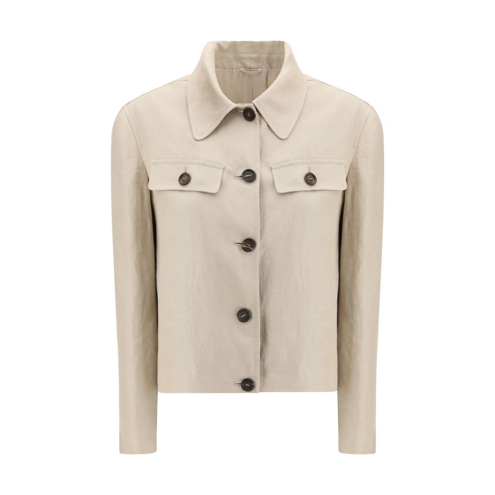 Brunello Cucinelli Beige Linen Clothing