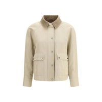 Brunello Cucinelli Beige Cotton Coat