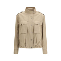 Brunello Cucinelli Beige Cotton Coat