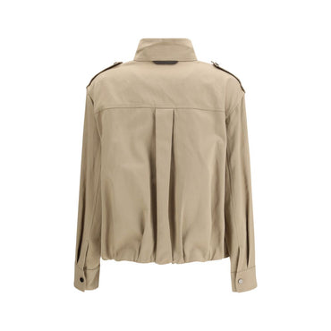 Brunello Cucinelli Beige Cotton Coat