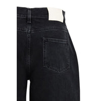 Loulou De Saison Gray Cotton Relaxed Fit Jeans