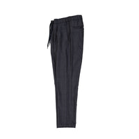 Herno Gray Virgin Wool Casual Pants