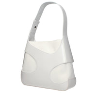Salvatore Ferragamo White Leather Shoulder Bag