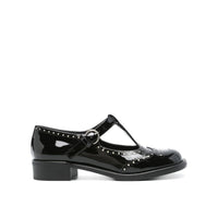 Miu Miu Black Calfskin Shoes