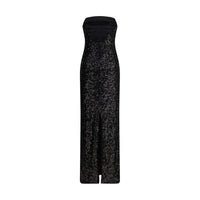 PINKO Black Polyester Cocktail Dress