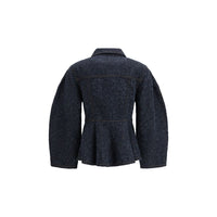 Ganni Blue Cotton Denim Jacket