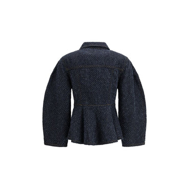 Ganni Blue Cotton Denim Jacket