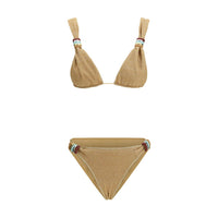 Oséree Gold Polyamide Bikini