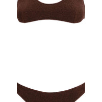Oséree Brown Polyamide Bikini
