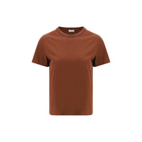 Brunello Cucinelli Brown Cotton T-Shirt