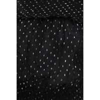 Self-Portrait Black Viscose Top