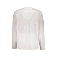 Off-White White Cotton Long Sleeve T-Shirt