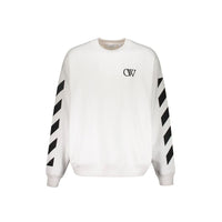 Off-White White Cotton Sweatshirt