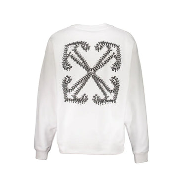 Off-White White Cotton Sweatshirt