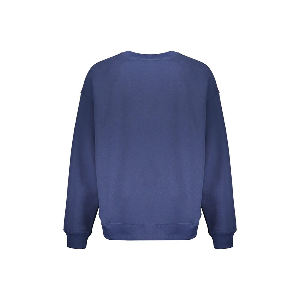 Off-White Blue Cotton Sweatshirt