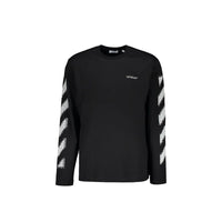 Off-White Black Cotton Sweatshirt
