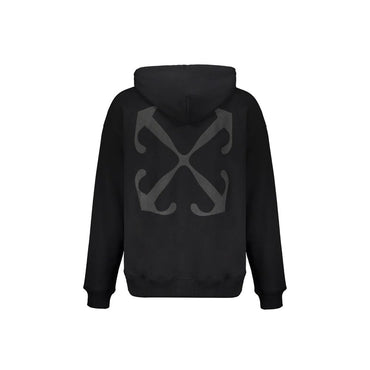 Off-White Black Cotton Sweatshirt