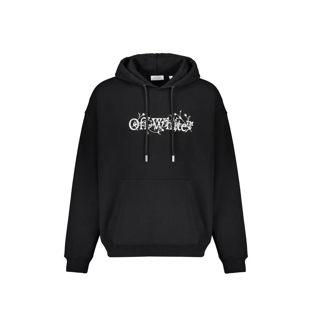 Off-White Black Cotton Sweatshirt