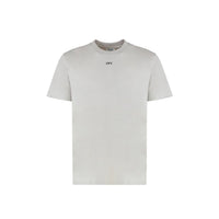Off-White Gray Cotton T-Shirt