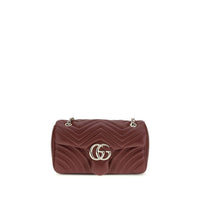 Gucci Bordeaux Calf Leather Bos Taurus Shoulder Bag
