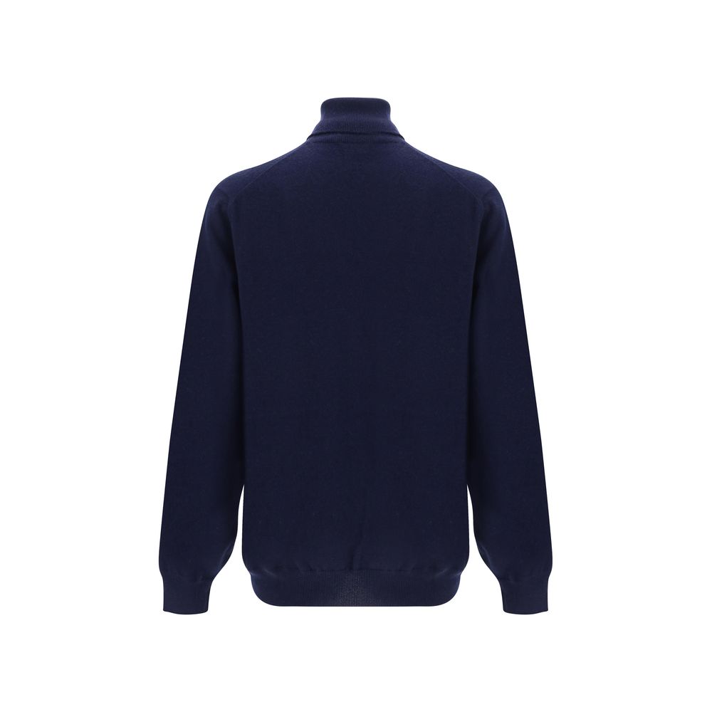 Brunello Cucinelli Blue Cashmere Cashmere Sweater