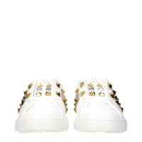 Valentino Garavani White Leather Low Top Sneakers
