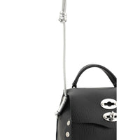 Zanellato Black Calf Leather Bos Taurus Shoulder Bag