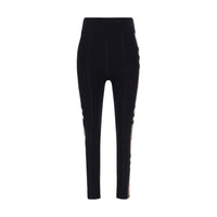 Burberry Black Elastane Leggings