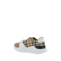 Burberry Beige Rubber Athletic Sneakers