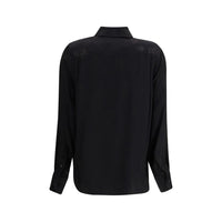 Alexander McQueen Black Viscose Pattern Shirt