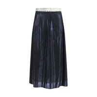 Margiela Blue Acetate Midi Skirt