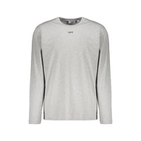 Off-White Gray Cotton T-Shirt