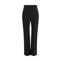 Alexander McQueen Black Cotton Dress Pants