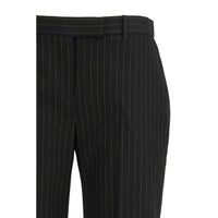 Alexander McQueen Black Wool Dress Pants