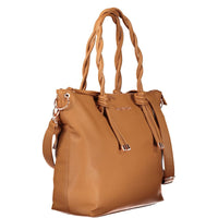 Valentino Brown Polyethylene Handbag