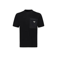 Prada Black Cotton T-Shirt