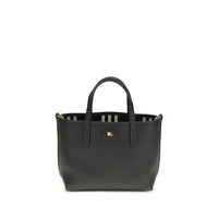 Burberry Black Calf Leather Bos Taurus Shoulder Bag