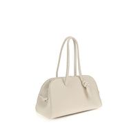 Jacquemus White Calf Leather Bos Taurus Handbag