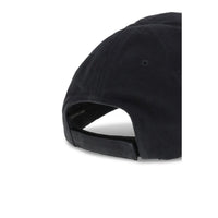 Balenciaga Black Cotton Cap (Baseball Hat)