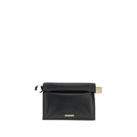 Jacquemus Black Calf Leather Bos Taurus Clutch Bag