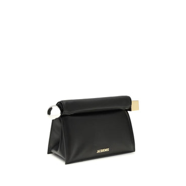 Jacquemus Black Calf Leather Bos Taurus Clutch Bag