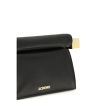 Jacquemus Black Calf Leather Bos Taurus Clutch Bag