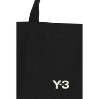 Y-3 Black Cotton Shoulder Bag
