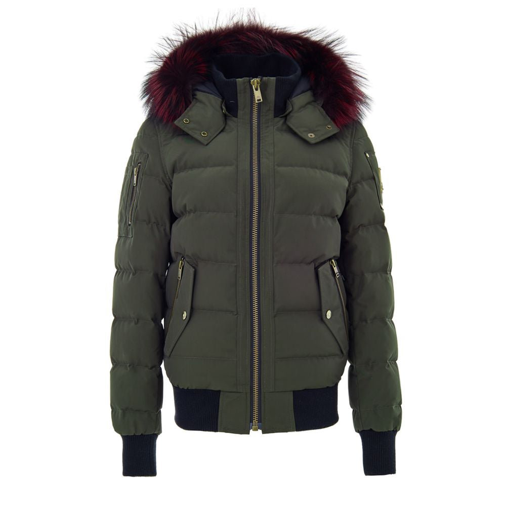 Moose Knuckles Green Cotton Bomber